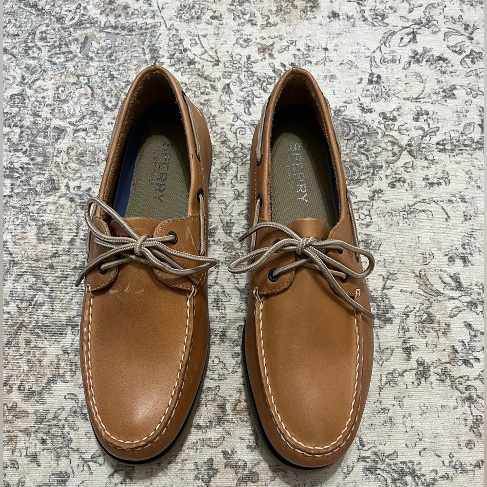 Sperry Tan Boat Shoes for Men